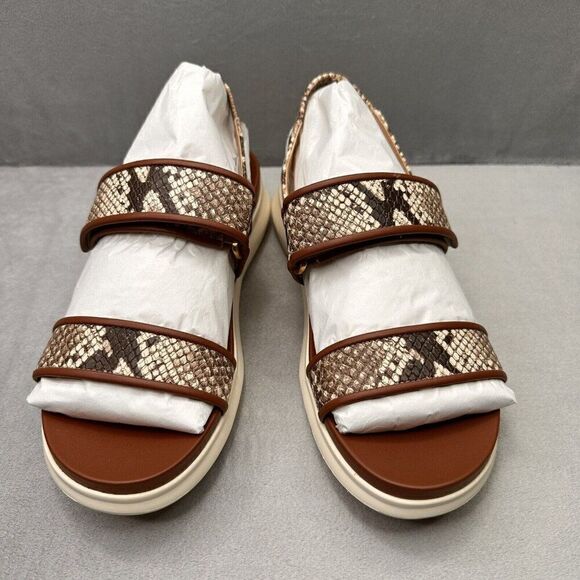 Cole Haan ZeroGrand Meritt Womens Size 8 (B) Sandals Sand Dollar Snake Print NEW - Picture 2 of 9